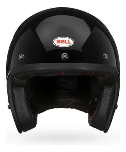 CASCO BELL CUSTOM 500 NEGRO GLOSS – XL